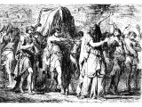 David bringing the Ark from Kirjath-jearim